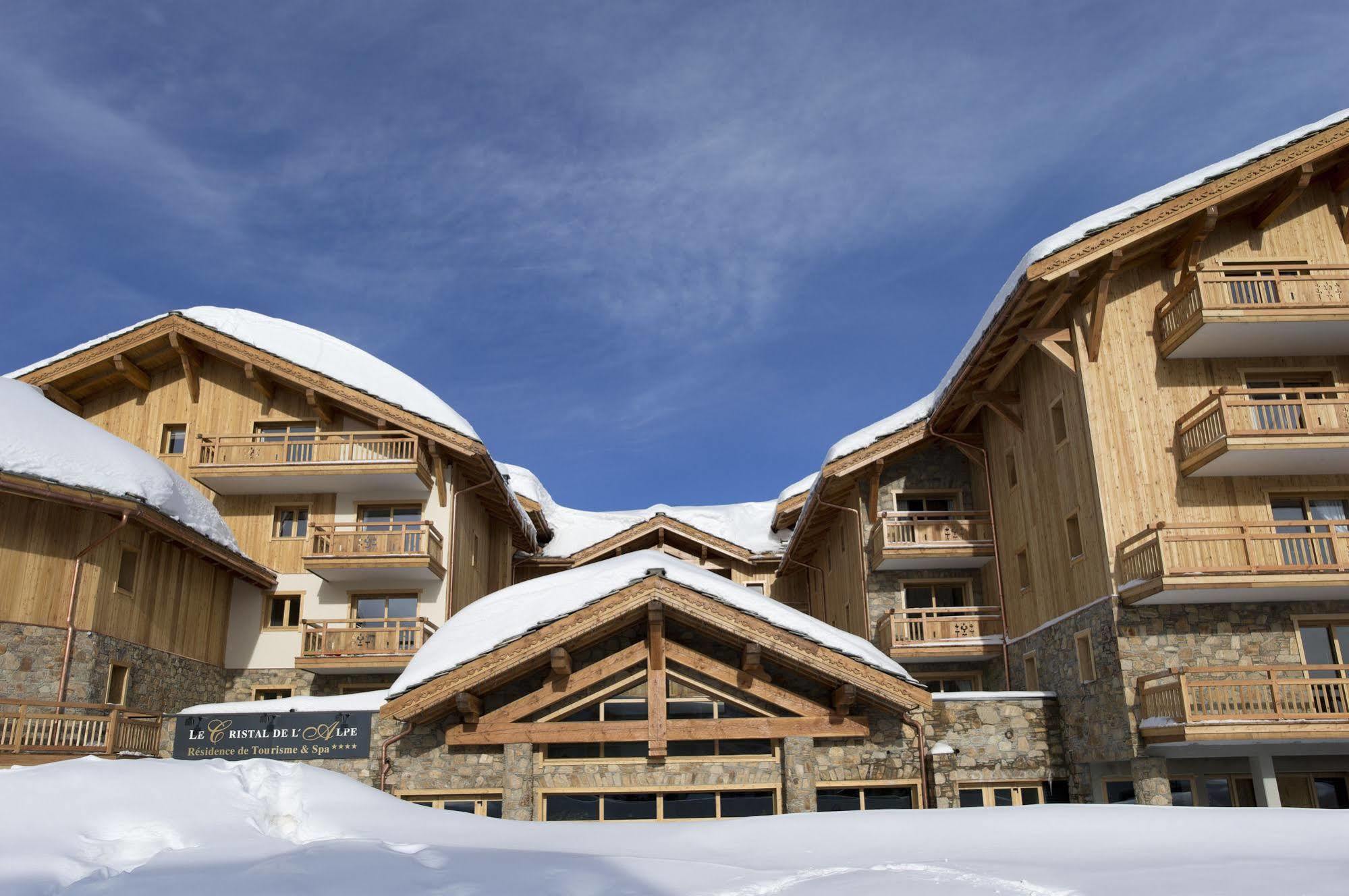 CGH Résidences&Spas Le Cristal de l'Alpe Alpe d'Huez Esterno foto